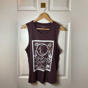 Spiritual Gangster Purple Tank Top